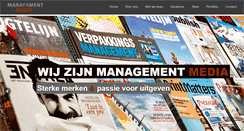 Desktop Screenshot of managementmedia.nl